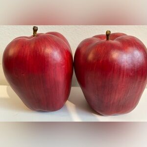 Realistic Faux Red Delicious Apples Faux Fruit -  Fake Food - Home decor